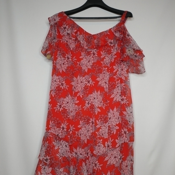 Vince Camuto Boudoir Botanical Ruffle Dress - Picture 6 of 11